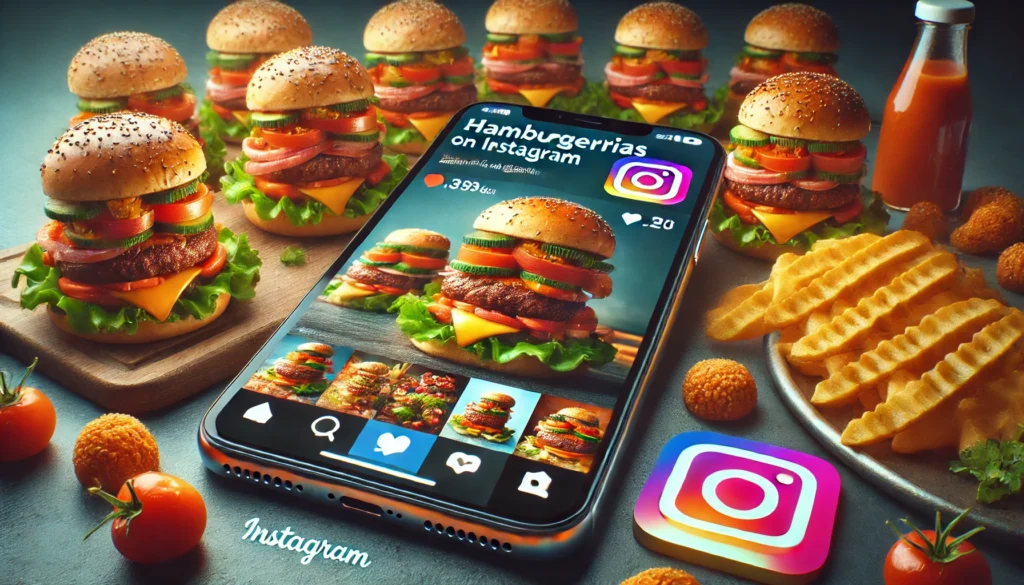 Hamburguerias no Instagram